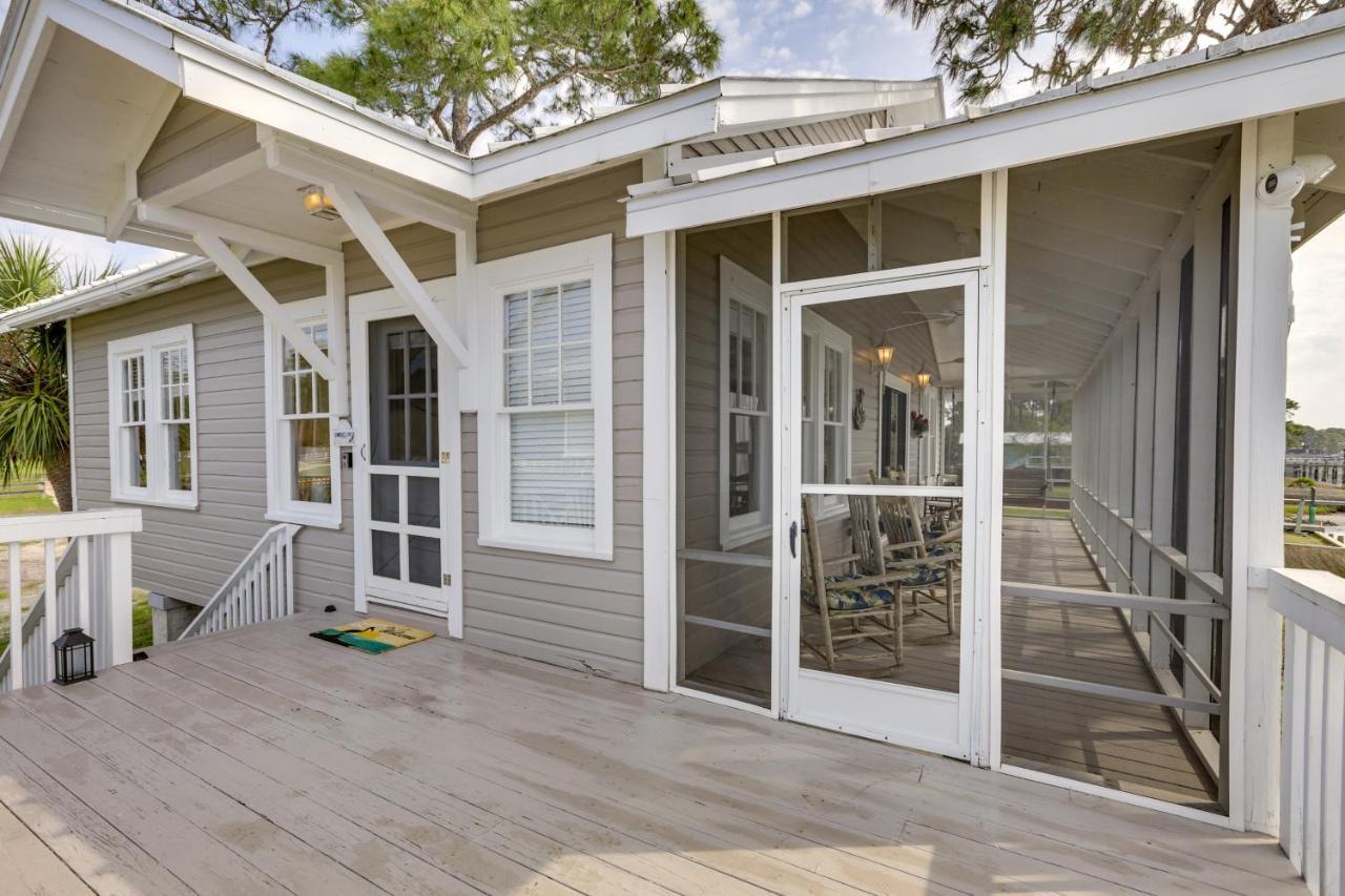 Waterfront Ochlockonee Bay Cottage With Views! Panacea المظهر الخارجي الصورة